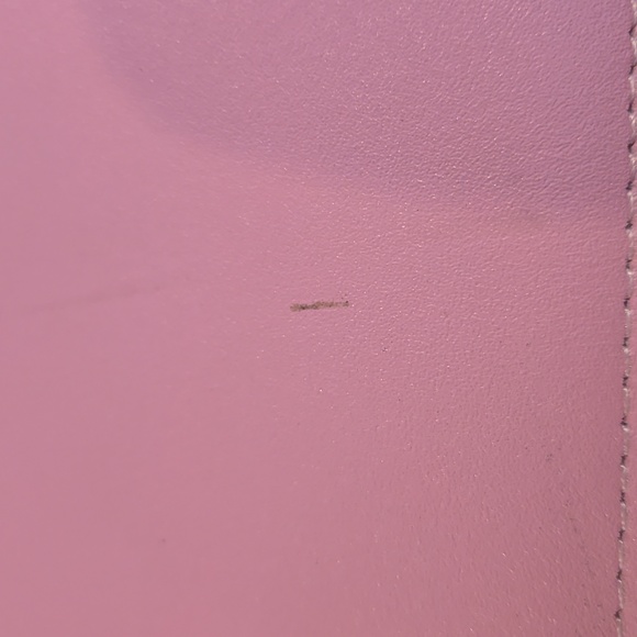 Lilly Pulitzer Rare PinkGreen Leather Clutch NWOT - Picture 8 of 11